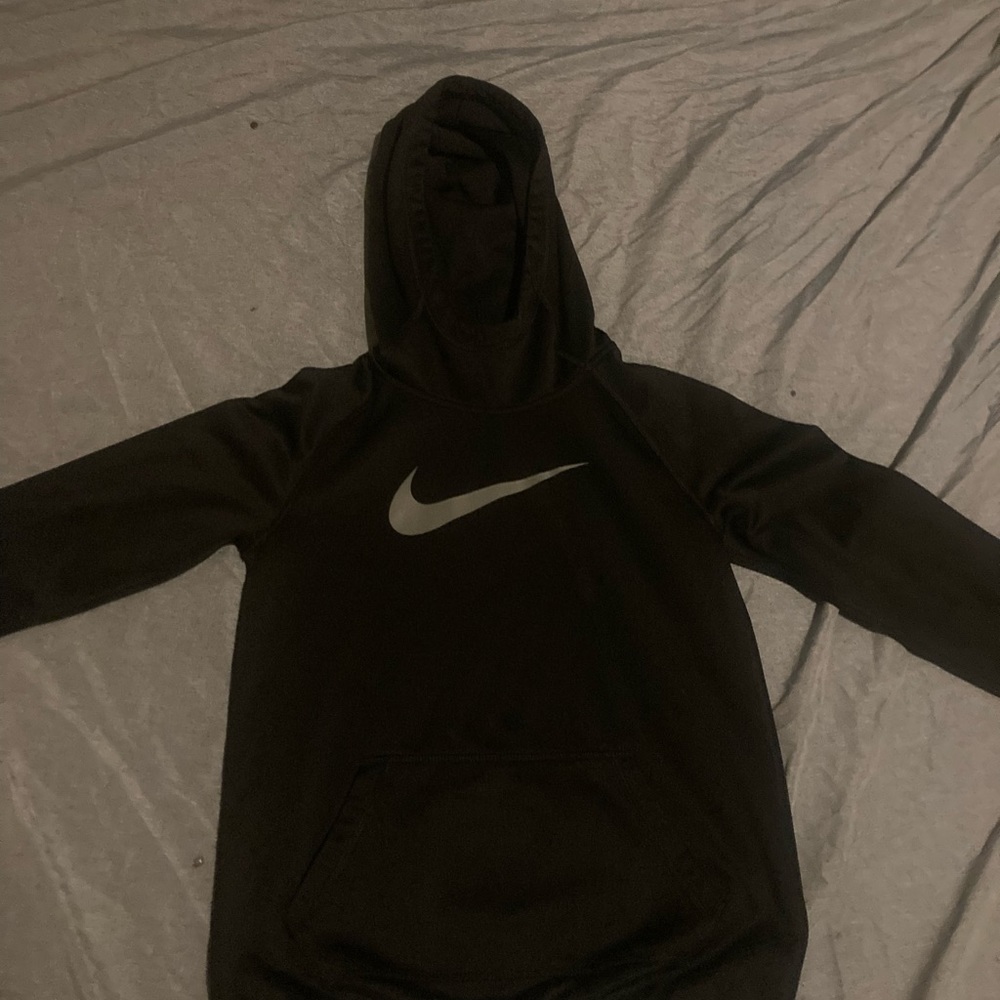 Nike embroidered shirt/hoodie. My child just will not wear hoodies that’s .all